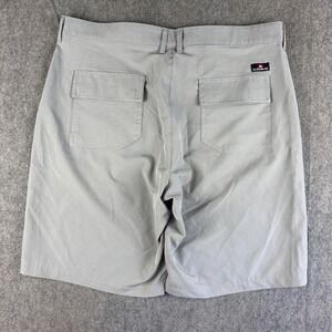 Quiksilver Shorts Men's 33 Amphibian Hybrid Gray Boardshorts Chino Walking